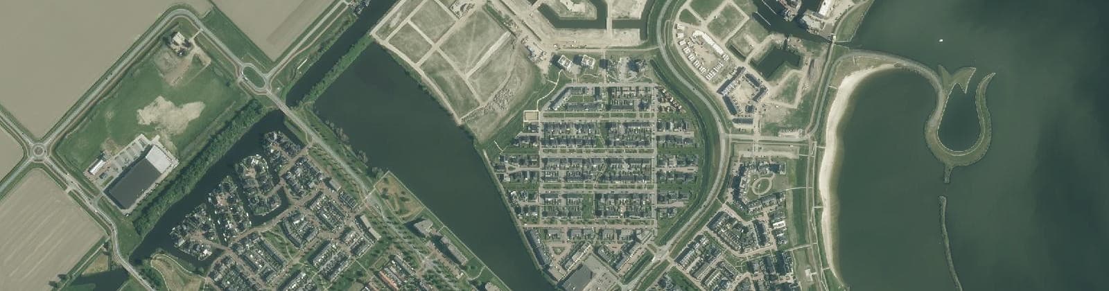 Luchtfoto van Buurt 4