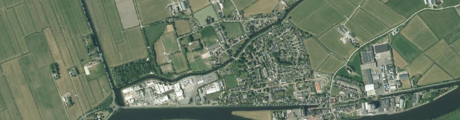 Luchtfoto van Gerkesklooster