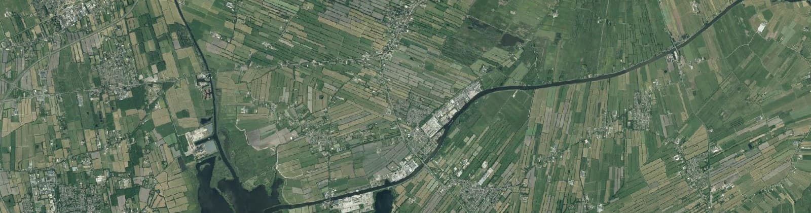 Luchtfoto van Verspreide huizen Kootstertille