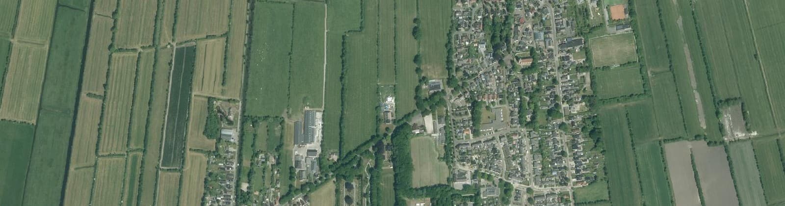 Luchtfoto van Augustinusga