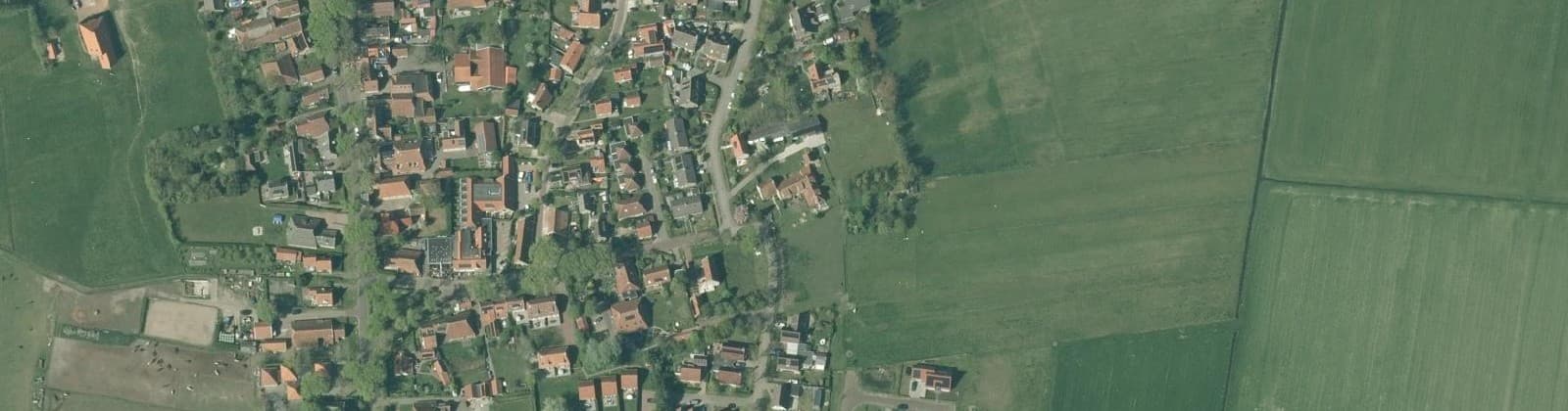 Luchtfoto van Ballum