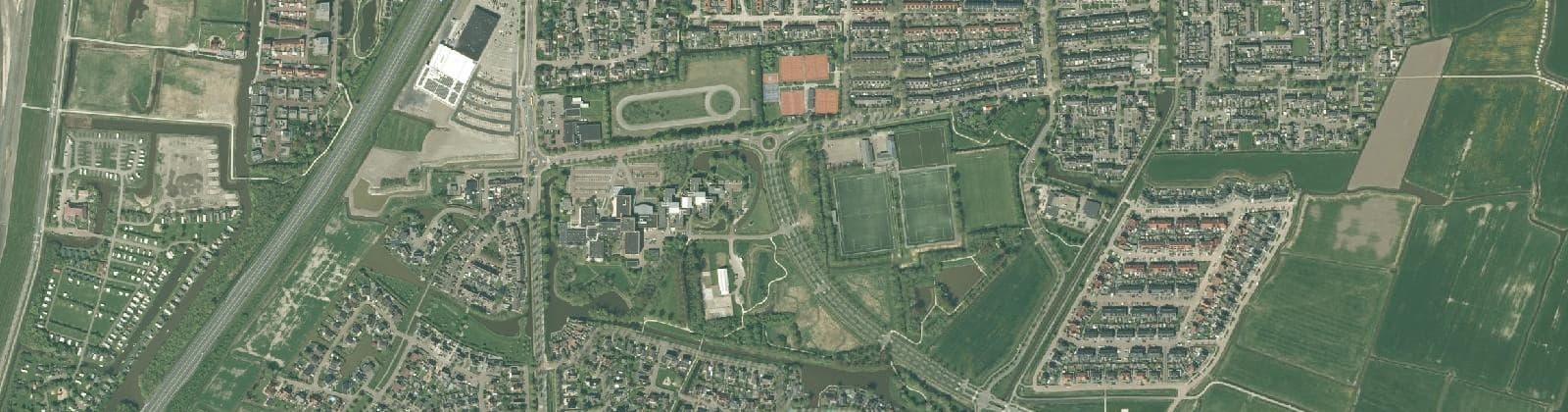 Luchtfoto van Oosterpark