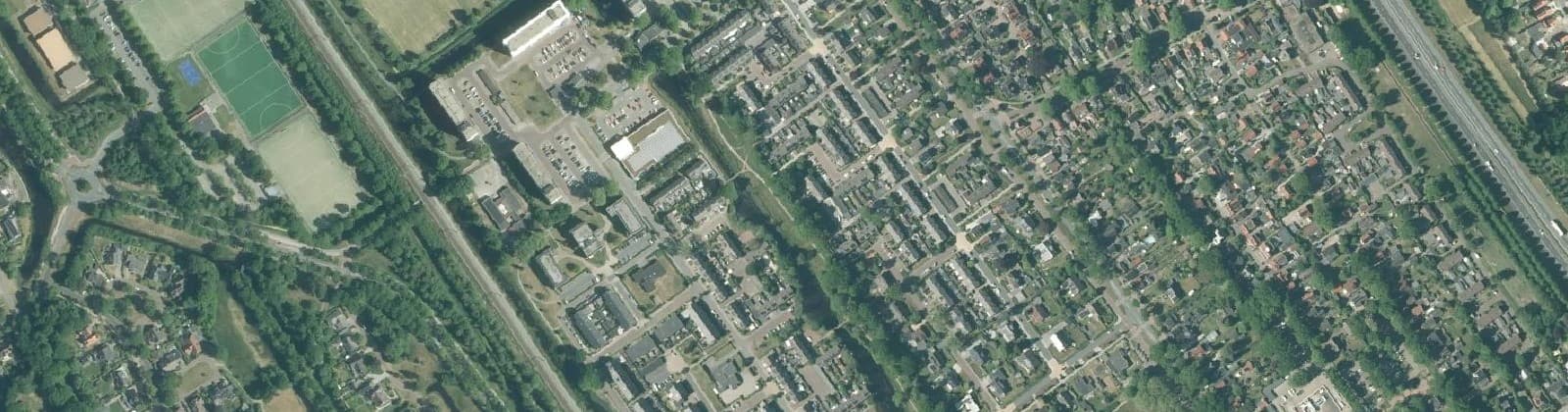 Luchtfoto van De Akkers