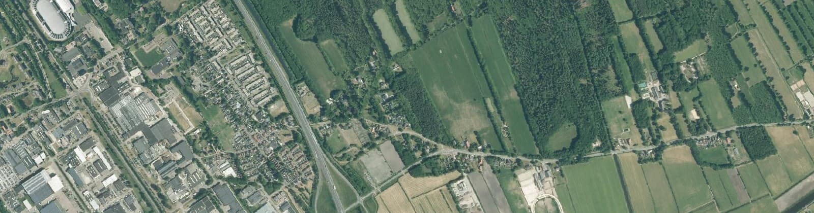 Luchtfoto van Oudeschoot