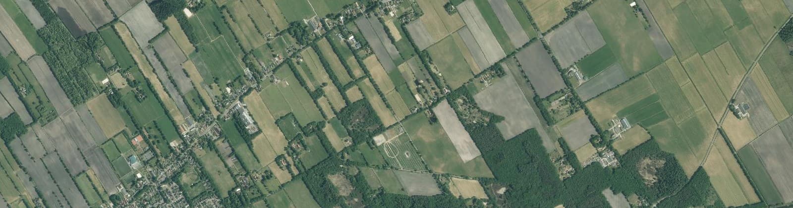 Luchtfoto van Oudehorne