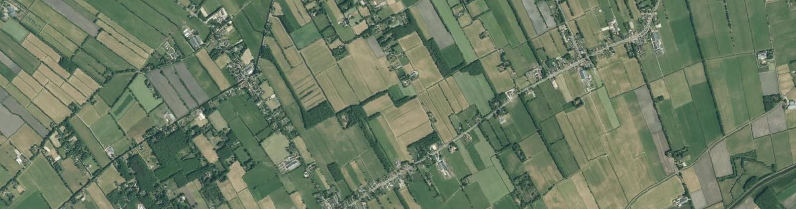 Luchtfoto van Jubbega