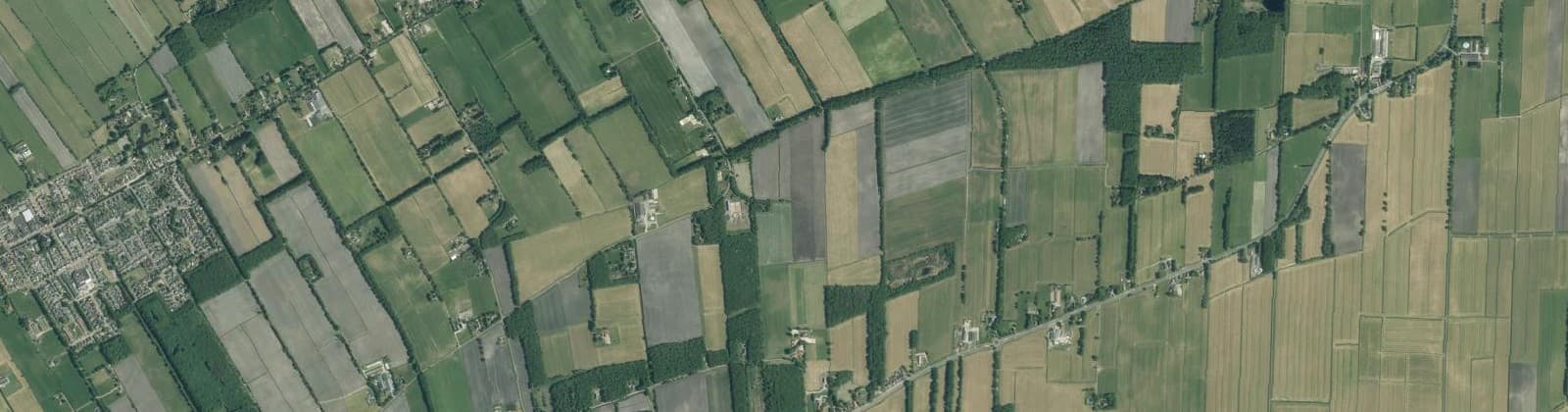 Luchtfoto van Hoornsterzwaag