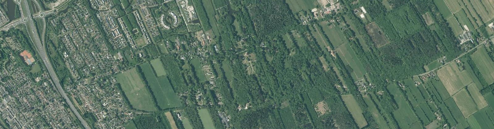 Luchtfoto van Oranjewoud