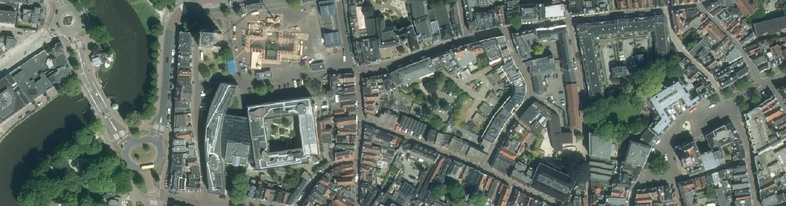 Luchtfoto van Oldehove