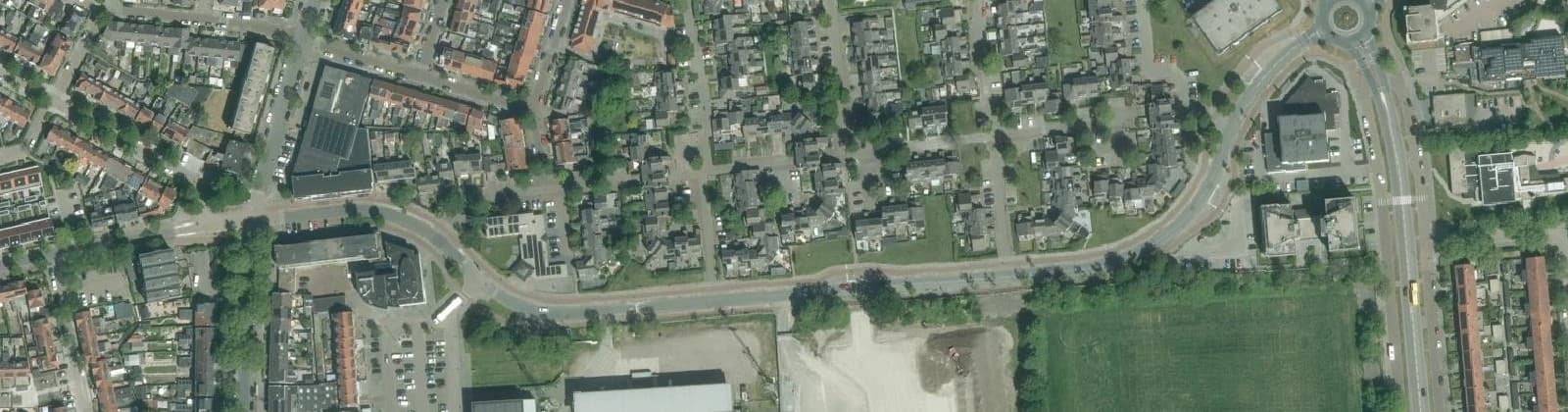 Luchtfoto van Cambuur