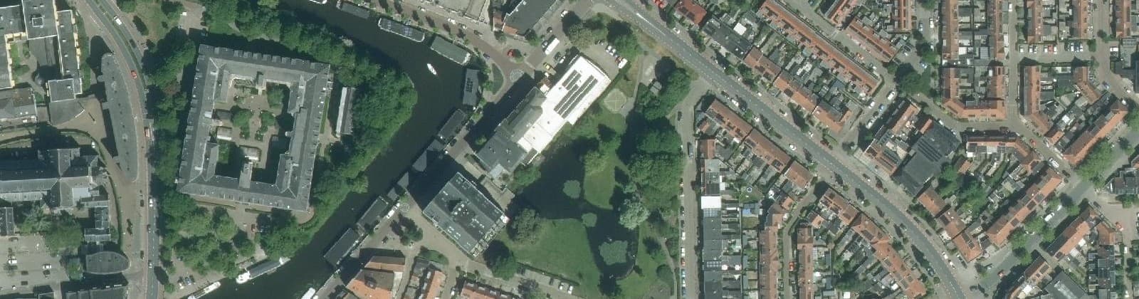 Luchtfoto van Zeeheldenbuurt