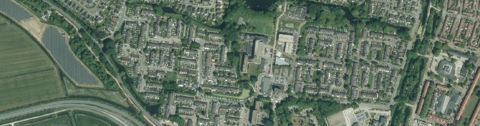 Luchtfoto van Westeinde