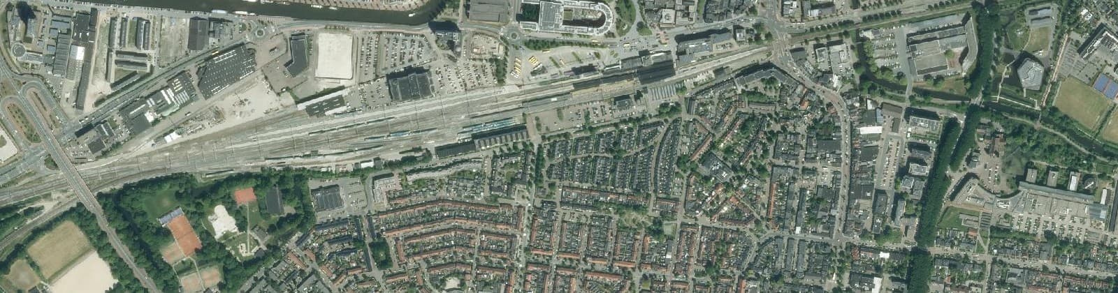 Luchtfoto van Hollanderwijk