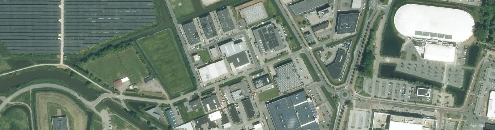 Luchtfoto van De Zwette IV Businesspark