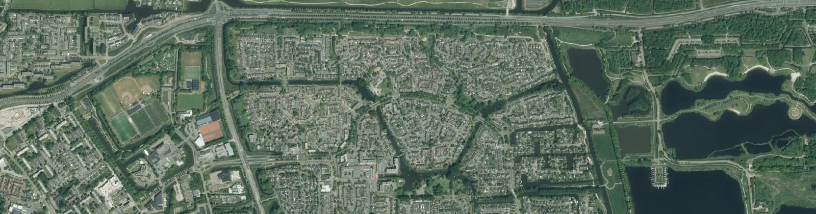 Luchtfoto van Camminghaburen-Noord