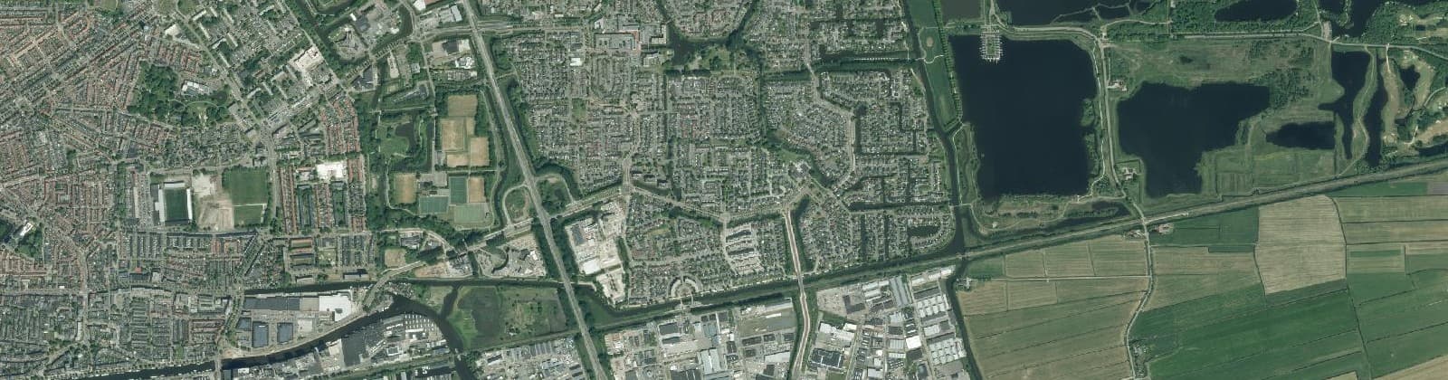 Luchtfoto van Camminghaburen-Zuid