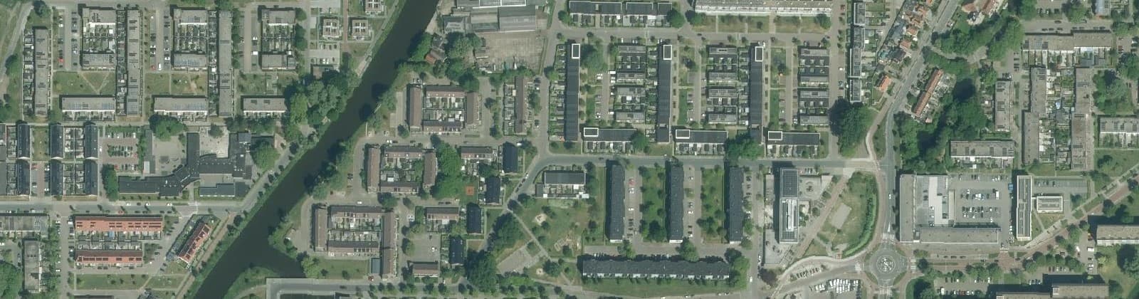 Luchtfoto van Vrijheidswijk-West