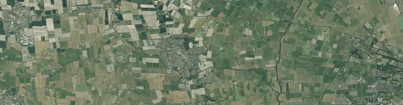 Luchtfoto van Buitengebied Stiens