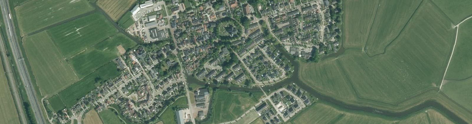 Luchtfoto van Wirdum