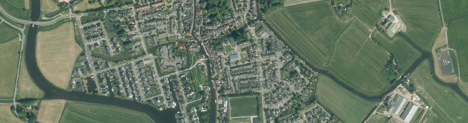 Luchtfoto van Wergea