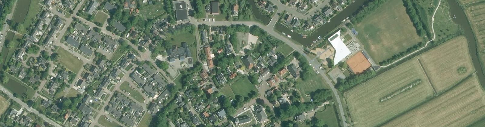 Luchtfoto van Mantgum