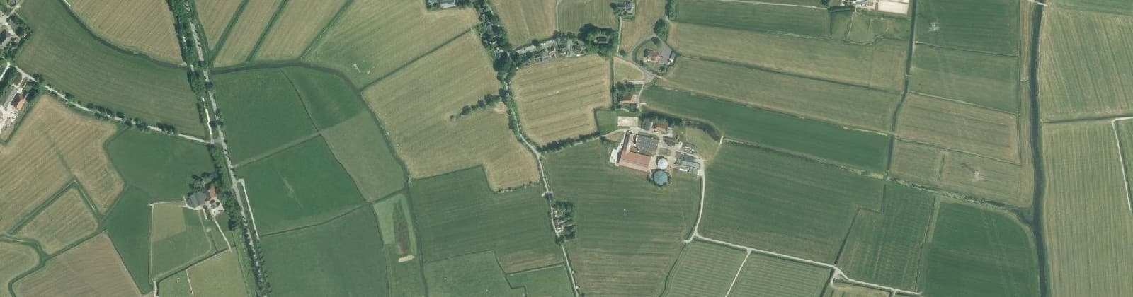 Luchtfoto van Friens