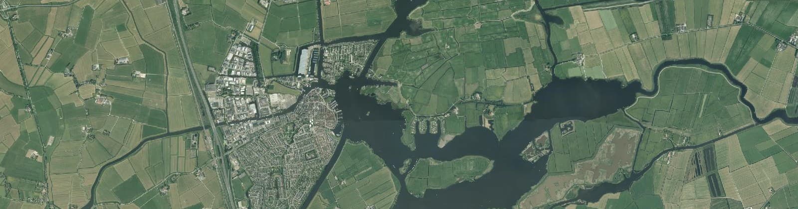Luchtfoto van Buitengebied Grou