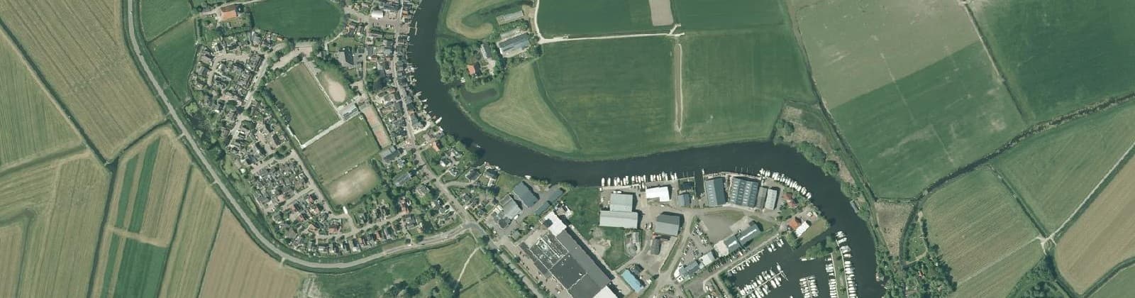 Luchtfoto van Jirnsum