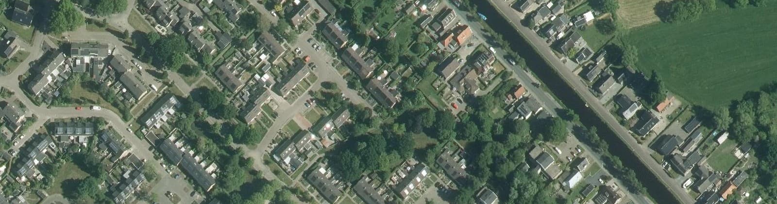 Luchtfoto van Appelscha-Midden West