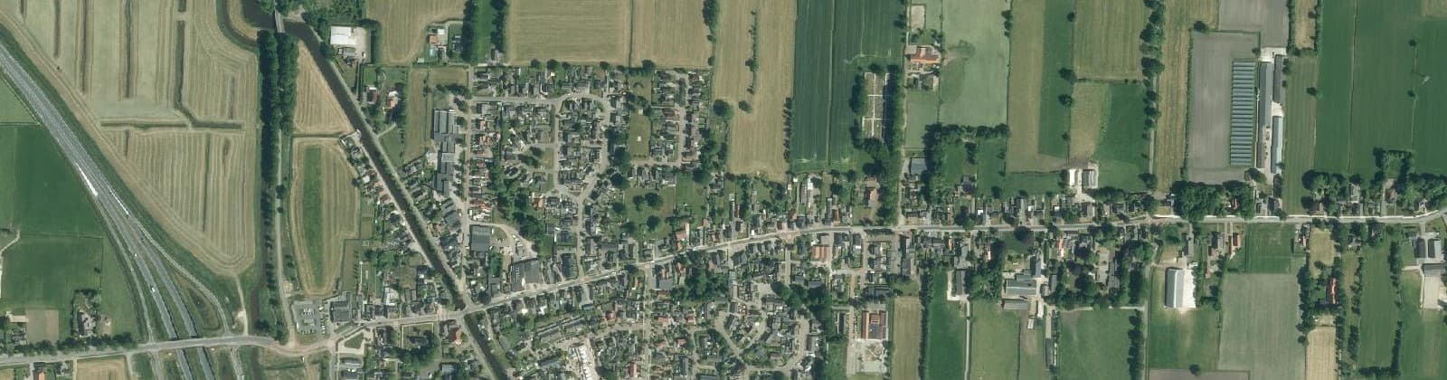 Luchtfoto van Donkerbroek-Noord
