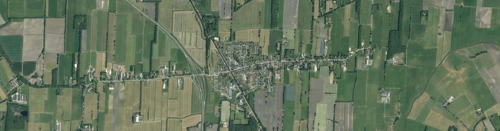 Luchtfoto van Donkerbroek-Buitengebied