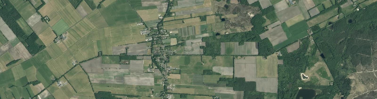 Luchtfoto van Elsloo-Buitengebied