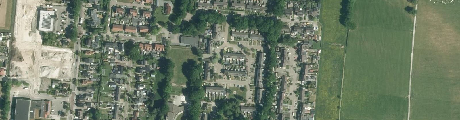 Luchtfoto van Haulerwijk-Noord-Oost