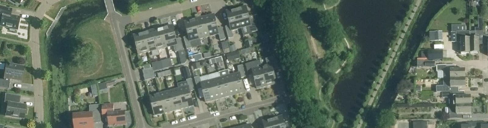 Luchtfoto van Oosterwolde-Biezenkamp
