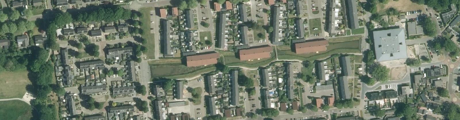 Luchtfoto van Oosterwolde-Zuid