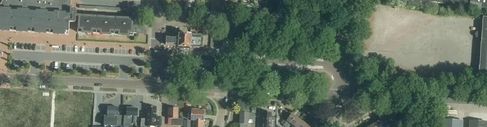 Luchtfoto van Oosterwolde-Centrum-Zuid-Oost