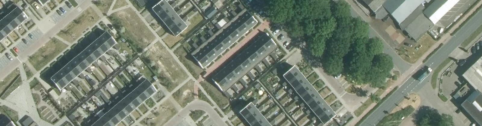 Luchtfoto van Oosterwolde-Haerenkwartier