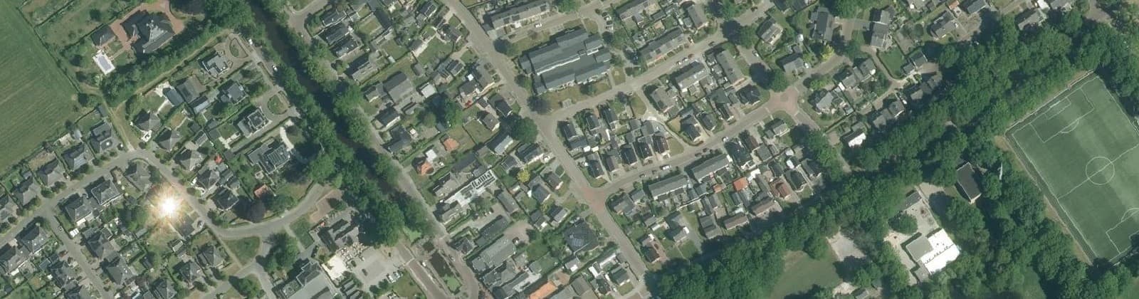Luchtfoto van Bakkeveen-Centrum