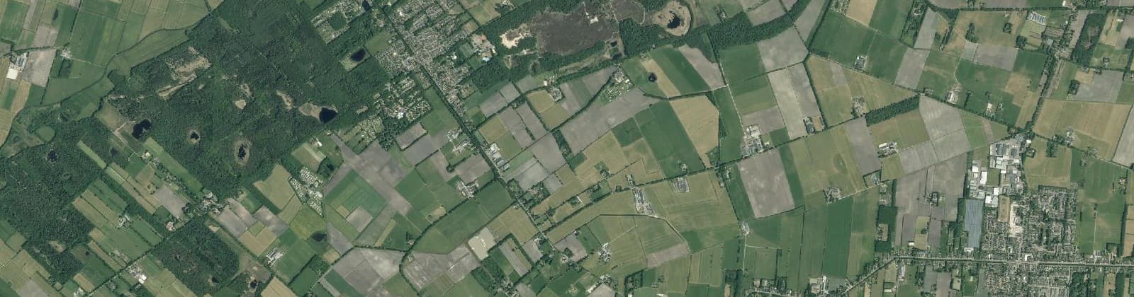 Luchtfoto van Bakkeveen-Buitengebied