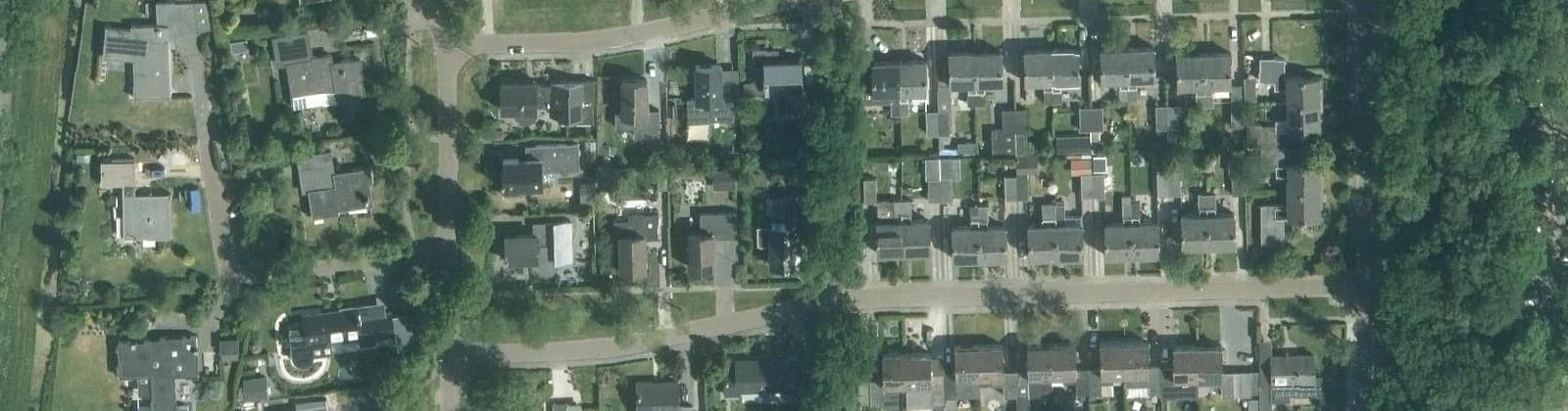 Luchtfoto van Beetsterzwaag-Hup strjitten