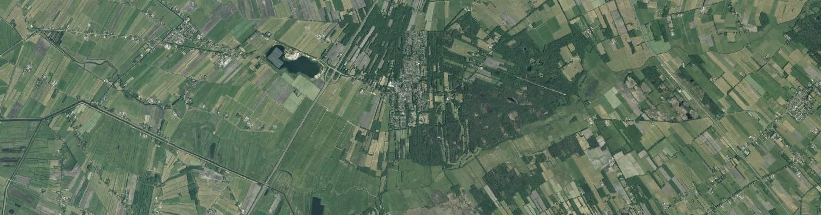 Luchtfoto van Beetsterzwaag-Buitengebied