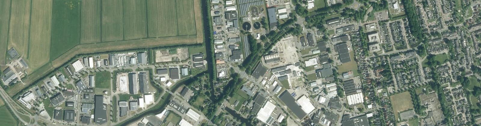 Luchtfoto van Gorredijk-De Kromten