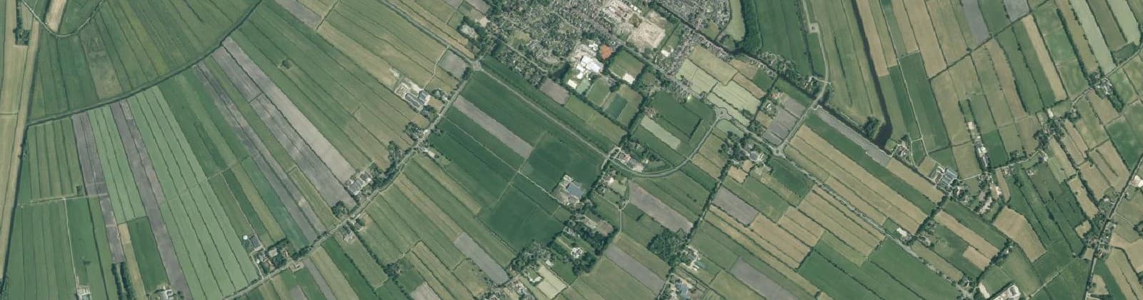 Luchtfoto van Gorredijk-Buitengebied