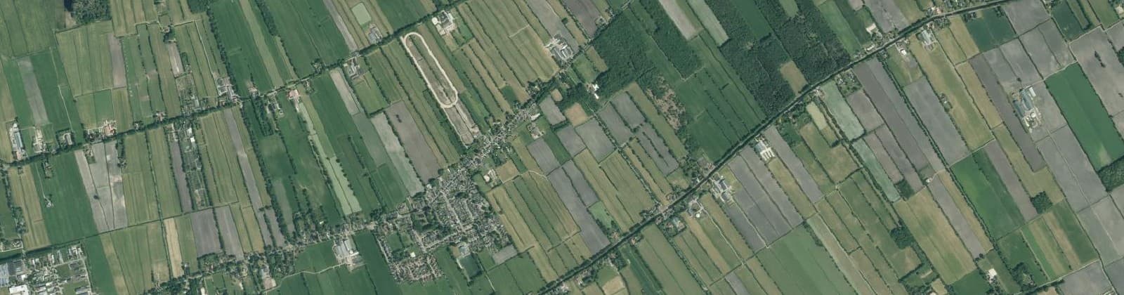 Luchtfoto van Lippenhuizen-Buitengebied