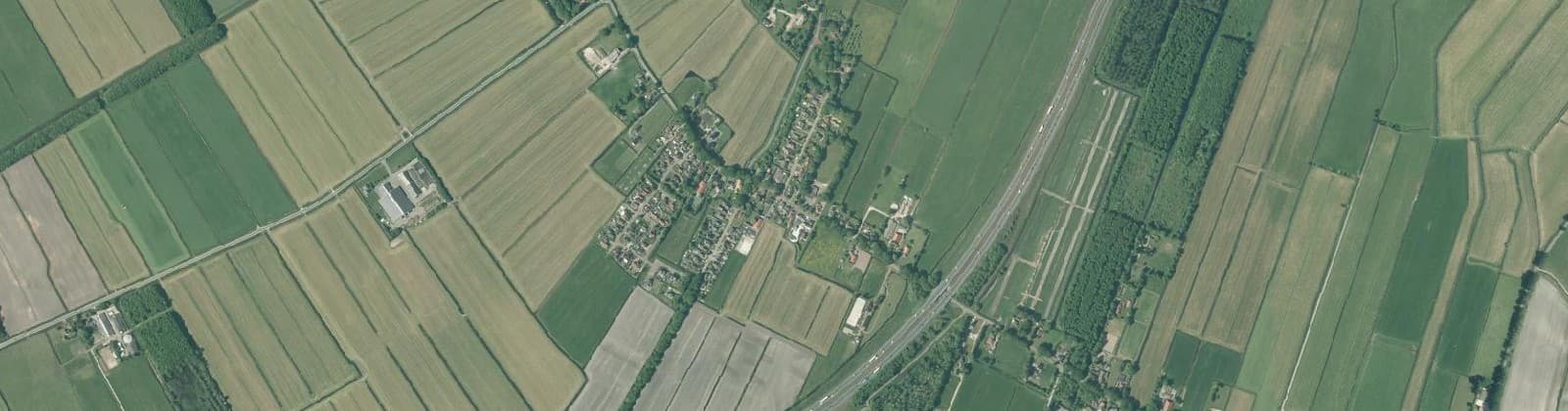 Luchtfoto van Luxwoude-Buitengebied