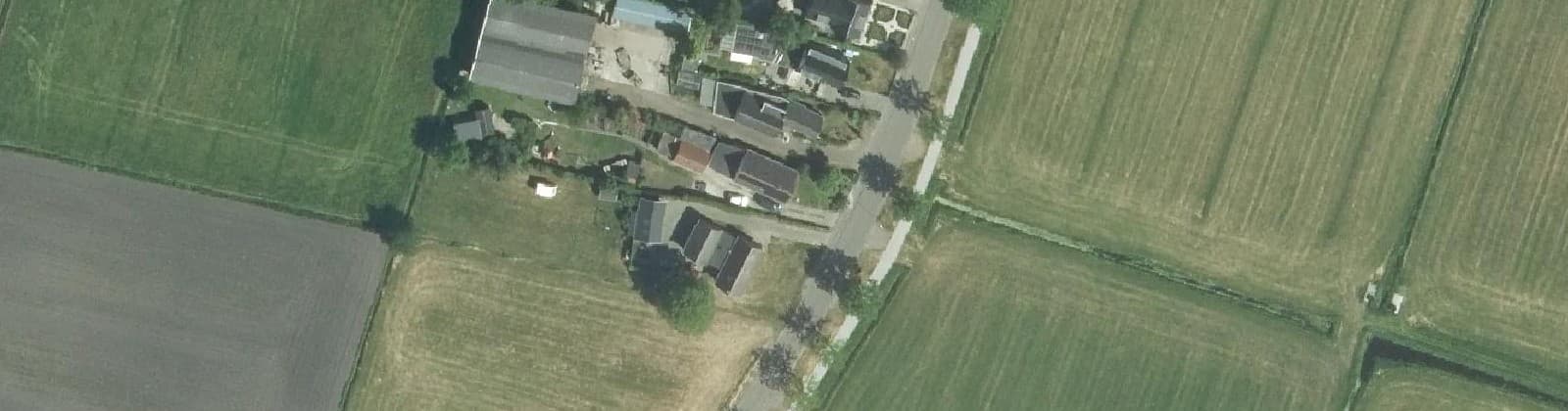 Luchtfoto van Siegerswoude-Kom