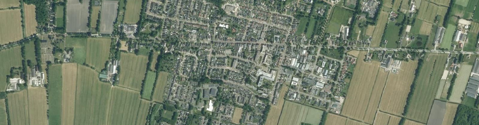 Luchtfoto van Ureterp-Centrum