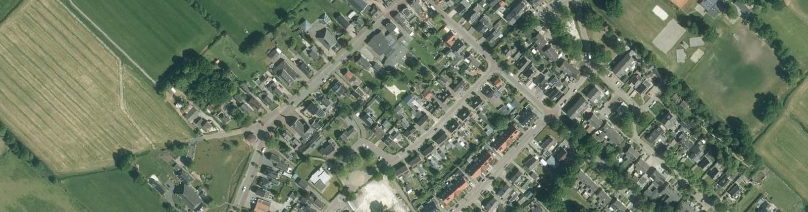Luchtfoto van Wijnjewoude-Centrum