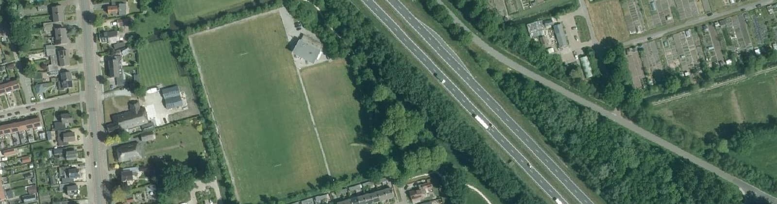 Luchtfoto van De Wiken noord