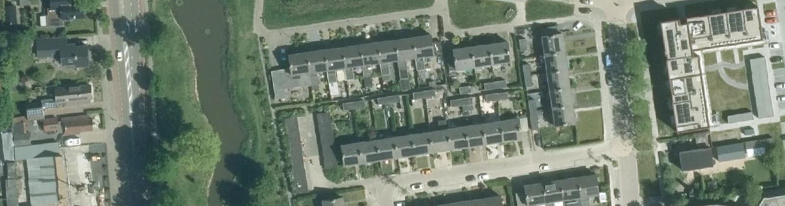 Luchtfoto van De Wiken west
